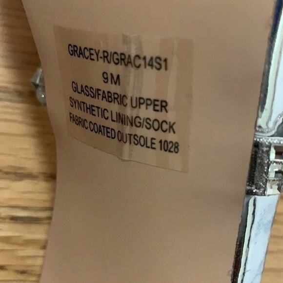 NWOT STEVE MADDEN GRACEY RHINESTONE SANDALS SIZE 9M - Picture 5 of 6